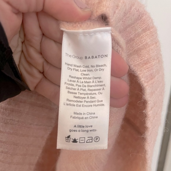 Aritzia The Group By Babaton Plutarch Pink Sweater - XS - Picture 8 of 10